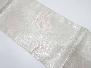 佐賀錦　亀甲に古典柄織り出し　全通袋帯